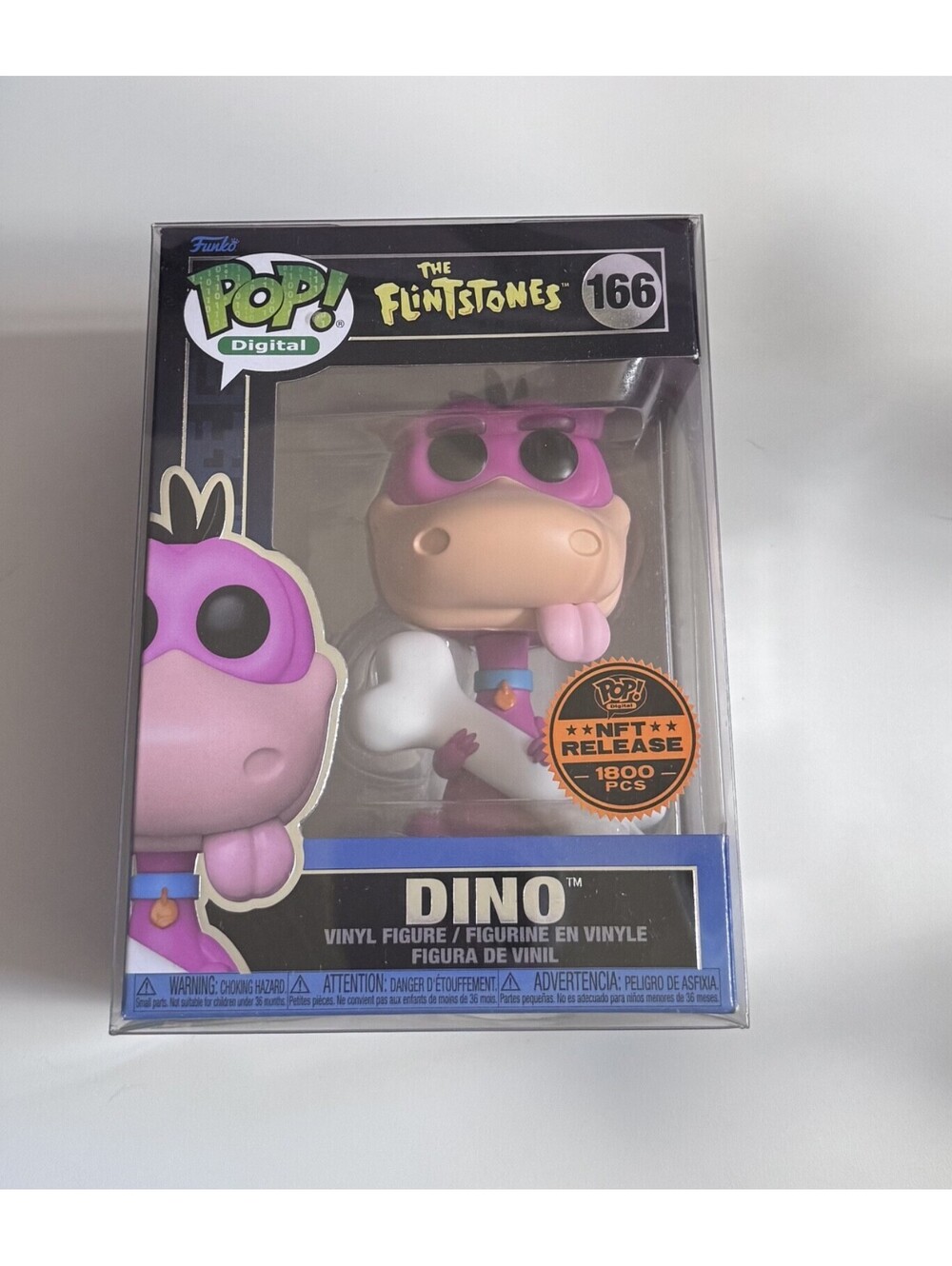 Funko Pop! Digital The Flintstones Dino #166 Vinyl Figure